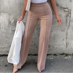 Fashion nova high waisted flare pants